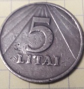 Litwa 5 litów 1991