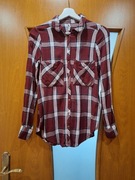 Bluzka koszulowa na długi rękaw Stradivarius 