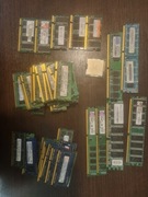 Pamięci laptopowe MIX DDR/DDR2/DDR3 256mb 512mb 1gb 2gb - 47+gratis