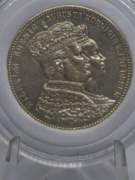 TALAR KORONACYJNY 1861 - WILHELM KOENIG i AUGUSTA