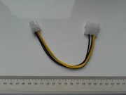 ATX z Molex na EPS 4pin P4, adapter przejściówka dla CPU na płycie