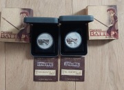 1$ TUVALU 2009 SŁYNNA BITWA POD TERMOPILAMI Ag 999 Oz