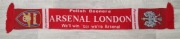 Szalik od polskiego klubu kibiców Arsenalu Londyn.
