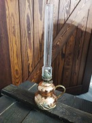 Stara miedziana lampa naftowa