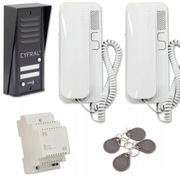 Domofon COSMO R2 to 2-lokatorski czytnik breloków zbliżeniowych RFID CZARNY