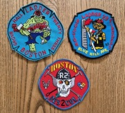 3 x naszywka Straż  Pożarna  USA Boston