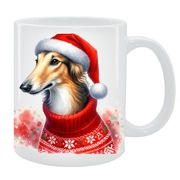 KUBEK Chart rosyjski Borzoj, PIES, ŚWIĘTA, WYSY24H