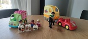 LEGO Duplo lodziarnia +  transporter do konia