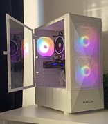 Biały Komputer Gamingowy PC AMD Ryzen 7 | NVIDIA GTX | 8GB RAM | 256GB NvME
