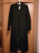 SINSEY_Płaszcz Wełna_Czerń Długi_Nowy_36_OKAZJA