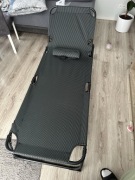 Solidne Sktadane Lózko Turystyczne / Lezak z Materacem - do 200kg