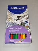 Cienkopisy Pelikan Fineliner 96 10 Sztuk Grubośc Linii 0.4mm Nowe [2]