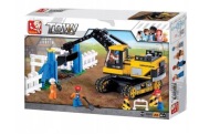 Klocki Koparka Klocki Sluban 614 sztuk