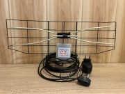 NAJMOCNIEJSZA ANTENA DVB-T2 POKOJOWA MUX8 TV FM 4K