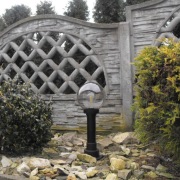 Lampy ogrodowe - Mleczne Kule - wys.57 lub 79 cm. Zestaw 6 szt. BLACK WEEKS