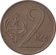 Czechosłowacja 2 korony z 1989 roku - OBEJRZYJ MOJĄ OFERTĘ