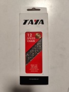 Nowy łańcuch Taya TOLV-121 12 biegów 12s, 126 ogniw, 2 spinki