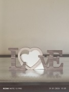 Ramka na zdjęcie w kształcie napisu love