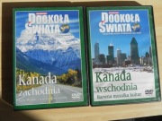 2 Filmy DVD KANADA ZACHODNIA I WSCHODNIA seria Dookoła Świata