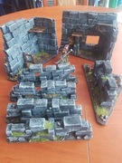 Zestaw makiet 7 elementów do gier bitewnych, warhammer, d&d