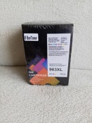 Zestaw zamiennych wkładów atramentowych (tuszów) marki BunToner. 