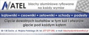 BLACHA ALUMINIOWA RYFLOWANA NA WYMIAR 