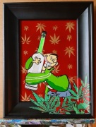 Do salonu  wnętrza  POPART  rama cartoons luxury hand made  gift prezent 