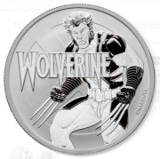 Wolverine moneta 1 uncja Srebra 2021 - Marvel