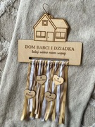 Tabliczka DOMEK dla babci i dziadka Prezent na Dzień Babci i Dziadka
