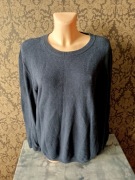 granatowy sweter 100% bawełna