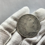 5 Franków 1813 B Francja Napoleon l srebro Ag 900