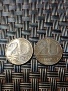 Sprzedam monety 20 zl 1989 i 20 zl 1990