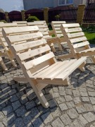 Grawerowane Krzesło ogrodowe leżak drewniany z Twoim grawerem