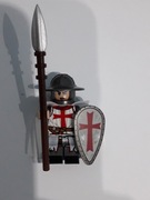 Figurka rycerza Knights Templar z bronią kompatybilne z Cobi, Lego