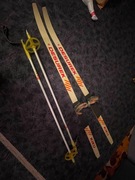 Narty Desurek Kiku 135 + kijki - lata 80te. Nowe.