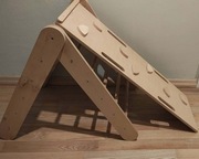 Wielofunkcyjna drabinka wspinaczkowa dla dzieci drewniana