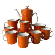 Unikatowy serwis kawowy Aleksander Włocławek – PRL lata 60./70., 6 osób. 