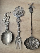 Zestaw XlX wiecznego antycznego srebra 