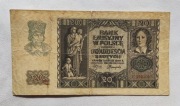 20 Złotych 1940 GG – Emilia Plater – Seria E 4881057 – Ładny Obieg!