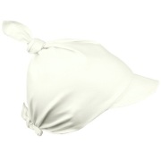 Chustka z daszkiem Bandamka letnia czapka bawełniana wz 110 Ecru