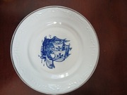 Karolina PRL statek dekoracyjny talerz ze statkiem