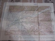 Mapa FOCSANI Rumunia 11 . 1940 rok  niemiecka mapa