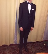 garnitur ciemny granat 