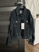 Kurtka z tkaniny frotté denim