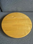 Drewniana taca obrotowa Ikea Snudda