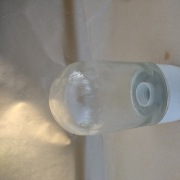 Lampa zewnętrzna ceramiczna - szklana . PRL.