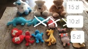 Maskotki pluszaki, różne 5-15 zł