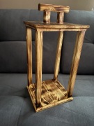 Rękodzieło lampion drewno 