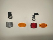 Zestaw odblasków do roweru