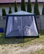 Namiot Ogrodowy Pawilon Altana Moskitiera 3x3m Zamek Taras